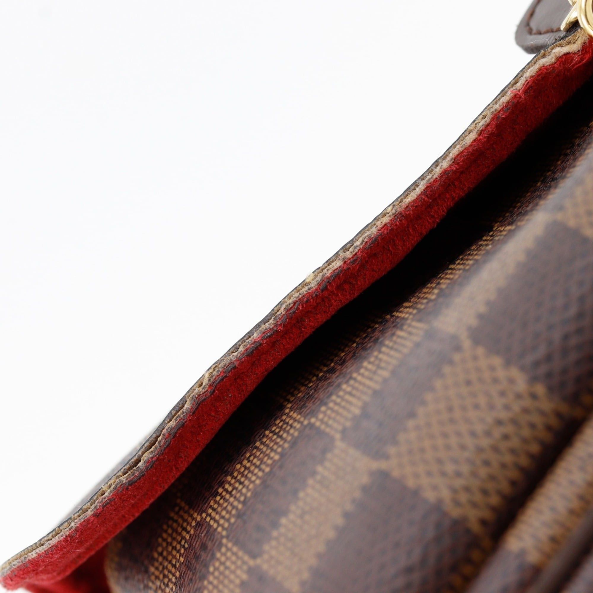 Louis Vuitton Louis Vuitton Ravello GM Shoulder Bag N60006 Damier Canvas 2007 Brown VI4077 Women's Size ONE SIZE - 11 Thumbnail