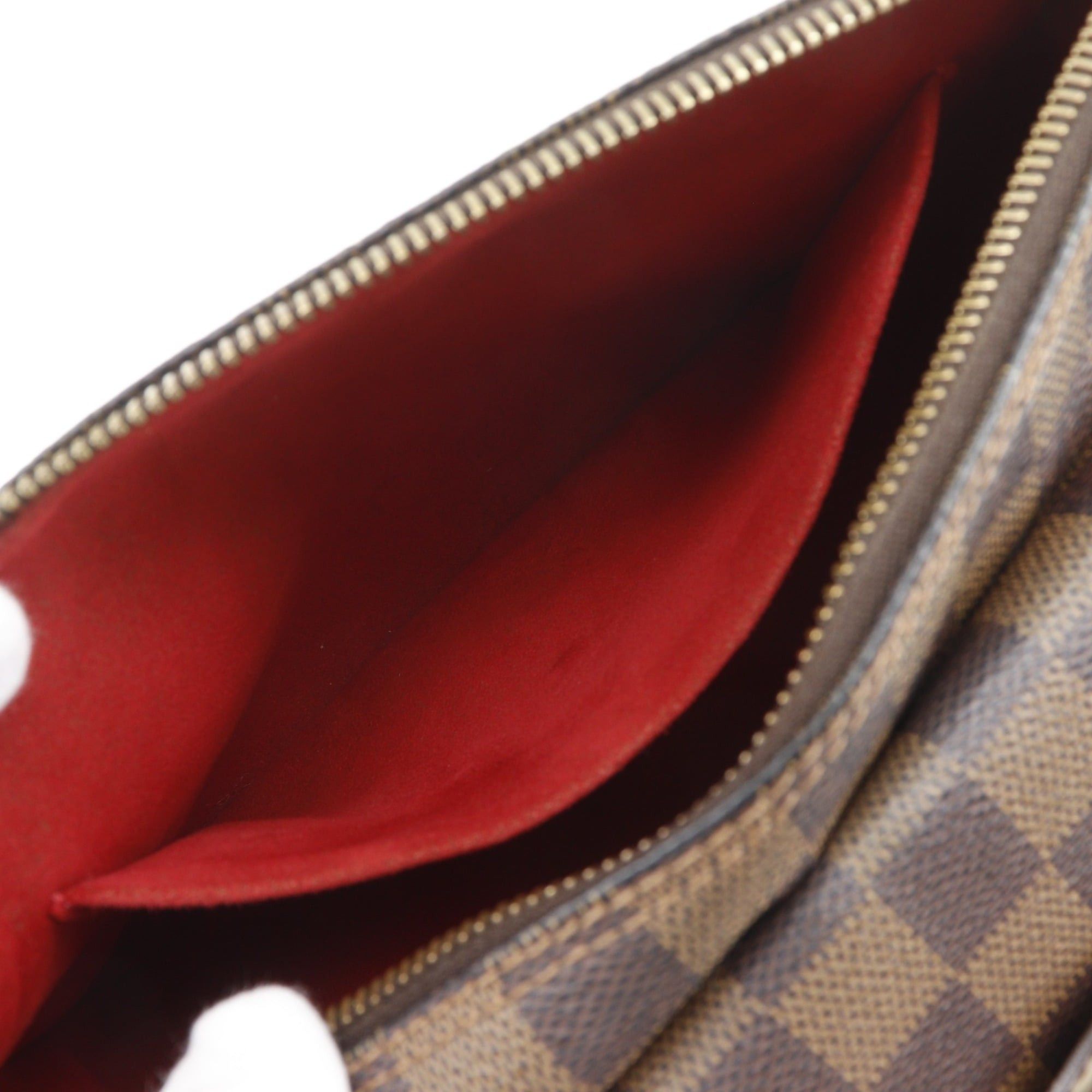 Louis Vuitton Louis Vuitton Ravello GM Shoulder Bag N60006 Damier Canvas 2007 Brown VI4077 Women's Size ONE SIZE - 6 Thumbnail