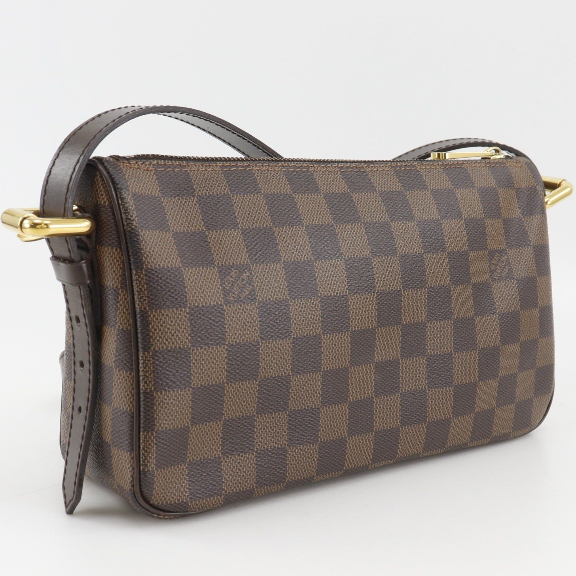 Louis Vuitton Louis Vuitton Ravello GM Shoulder Bag N60006 Damier Canvas 2007 Brown VI4077 Women's Size ONE SIZE - 3 Thumbnail