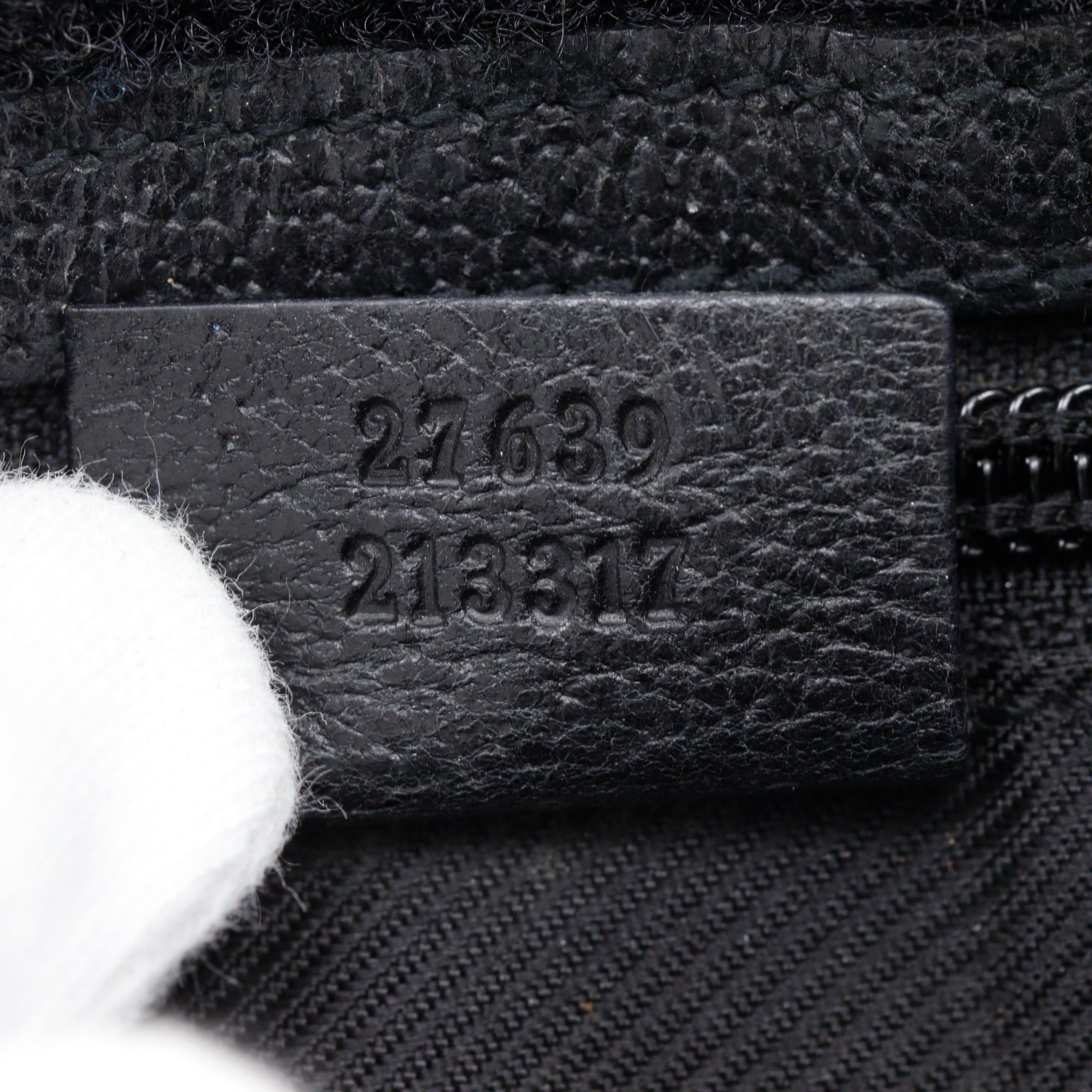 Gucci Gucci Shoulder Bag 27639 GG Canvas Black Velcro Unisex Size ONE SIZE - 16 Thumbnail
