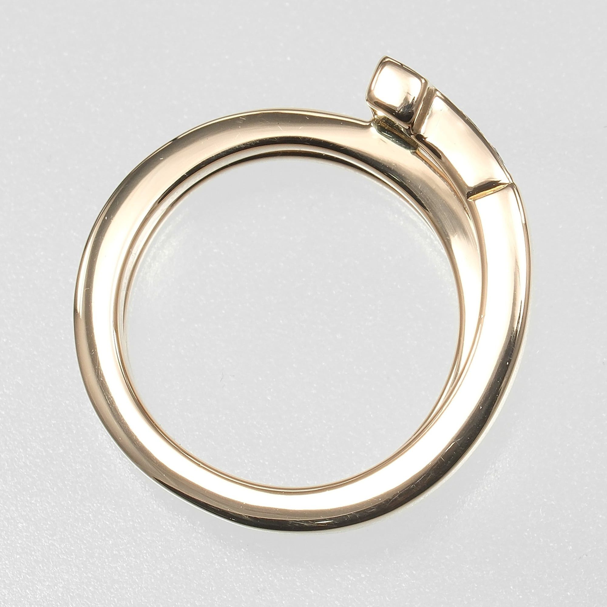 Tiffany & Co. Tiffany & Co. T-Square Wrap Ring, Size 8.5, 18K Pink Gold, Diamond, Approx. 7g. Size ONE SIZE - 8 Thumbnail