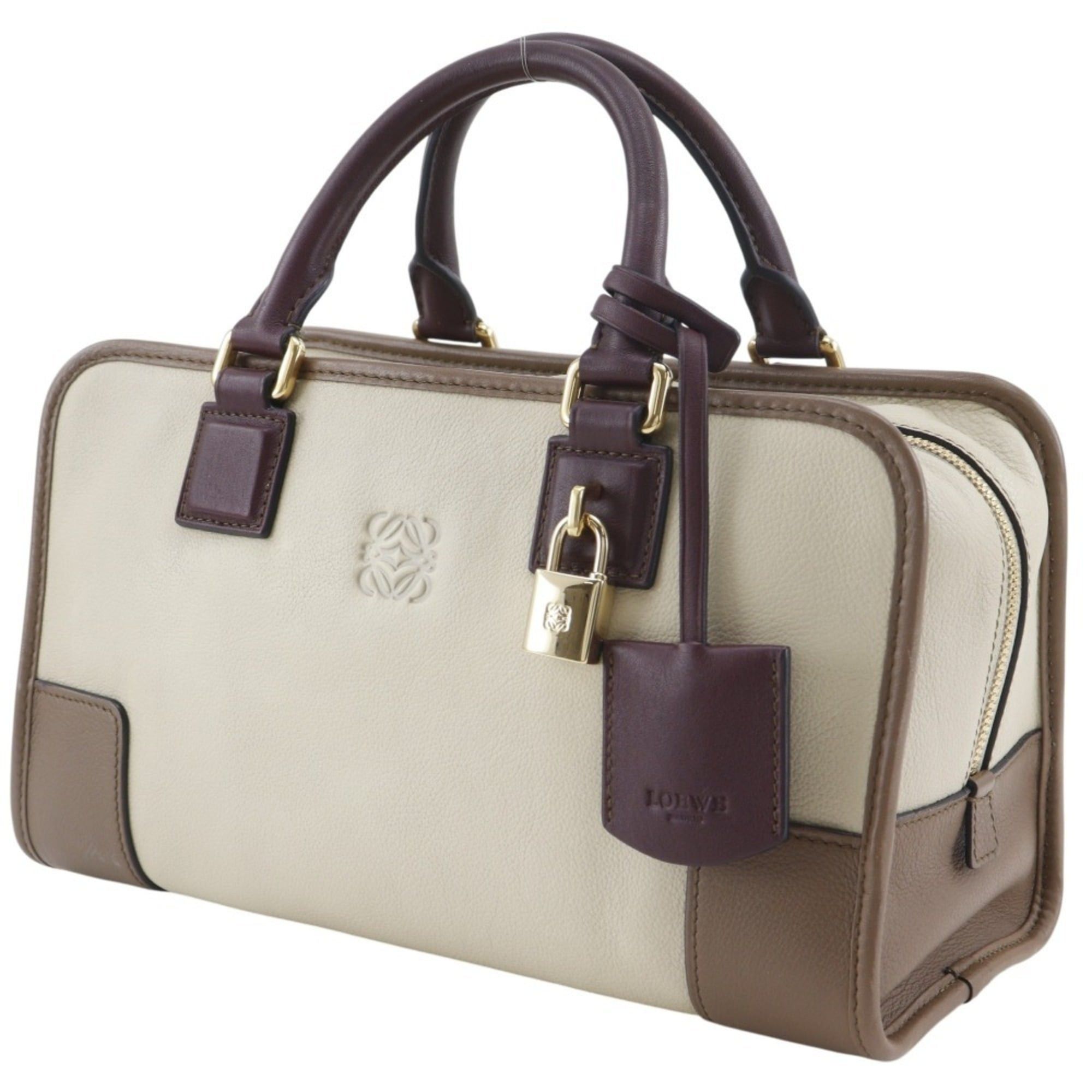 Loewe Loewe Amazona handbag, canvas, beige, women's. Size ONE SIZE - 2 Thumbnail