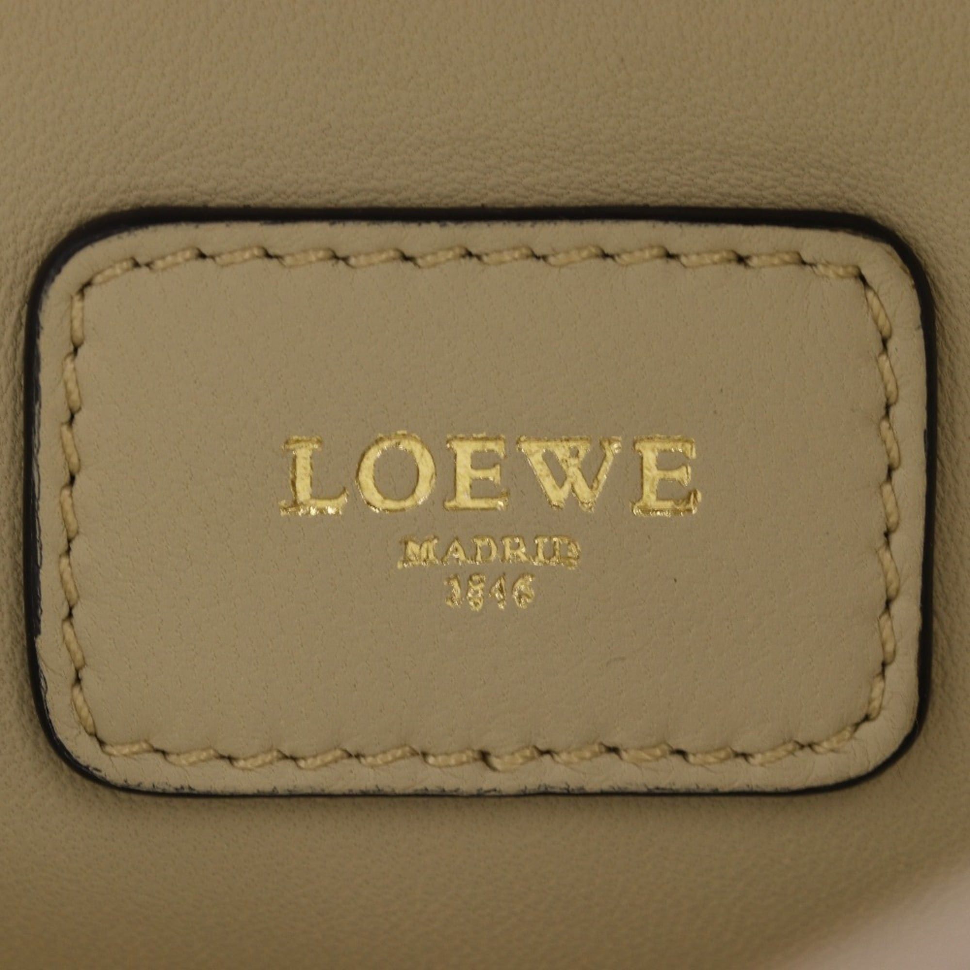 Loewe Loewe Amazona handbag, canvas, beige, women's. Size ONE SIZE - 12 Thumbnail