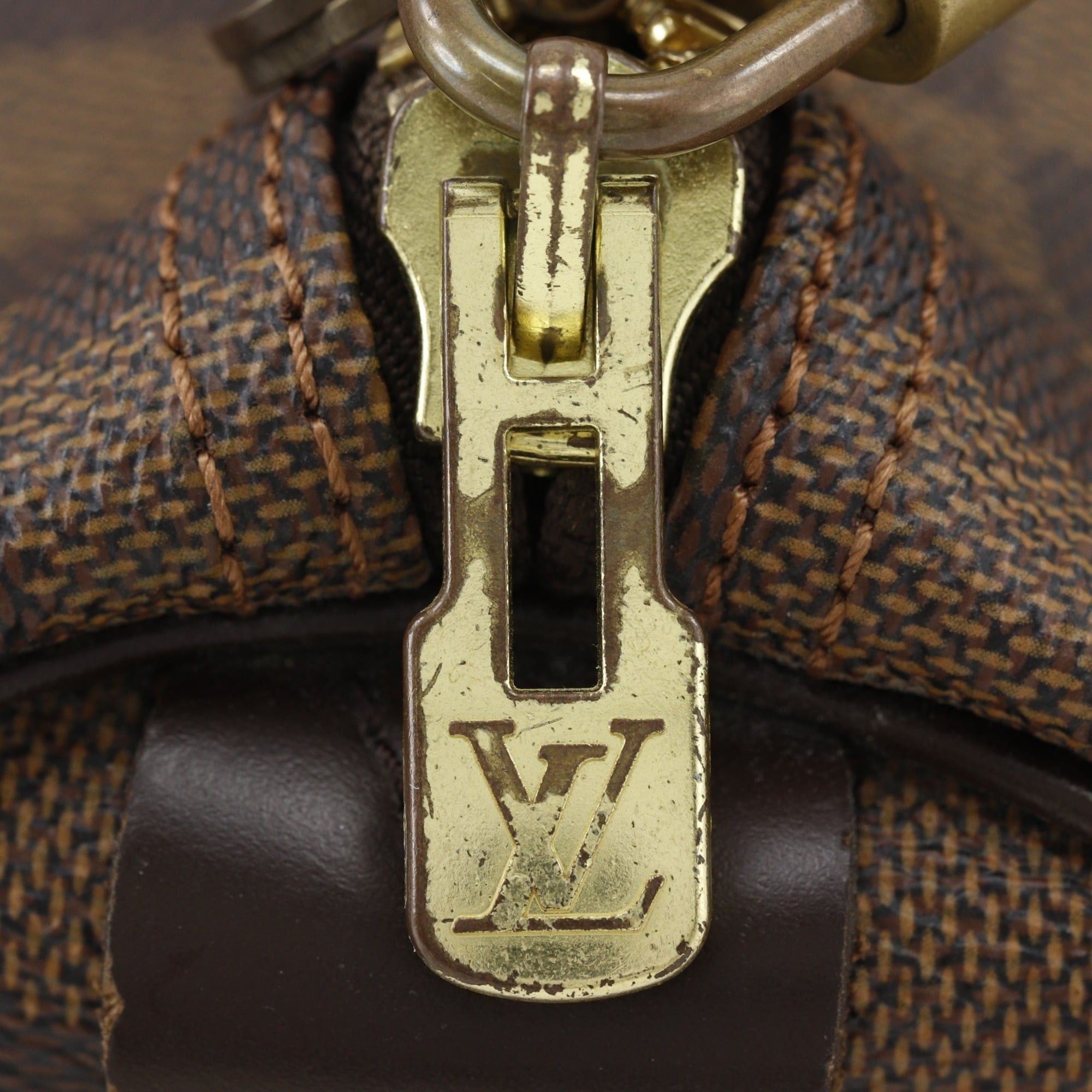 Louis Vuitton Louis Vuitton Keepall 50 Boston Bag N41427 Damier Canvas 2009 Brown MB1099 A4 Double Zipper Keepall50 Unisex Size ONE SIZE - 11 Thumbnail