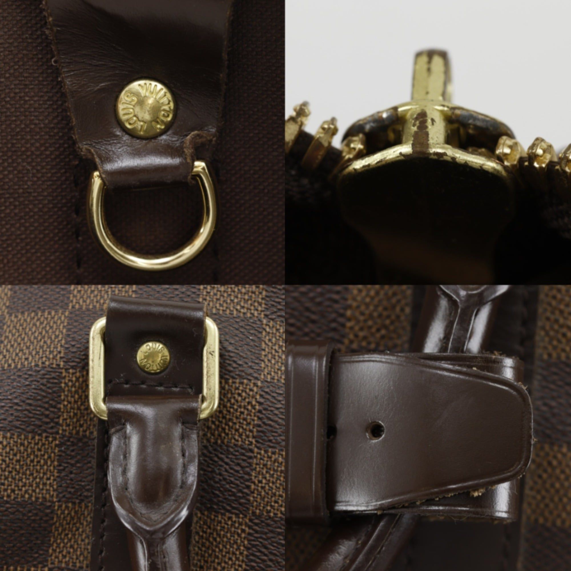 Louis Vuitton Louis Vuitton Keepall 50 Boston Bag N41427 Damier Canvas 2009 Brown MB1099 A4 Double Zipper Keepall50 Unisex Size ONE SIZE - 12 Thumbnail