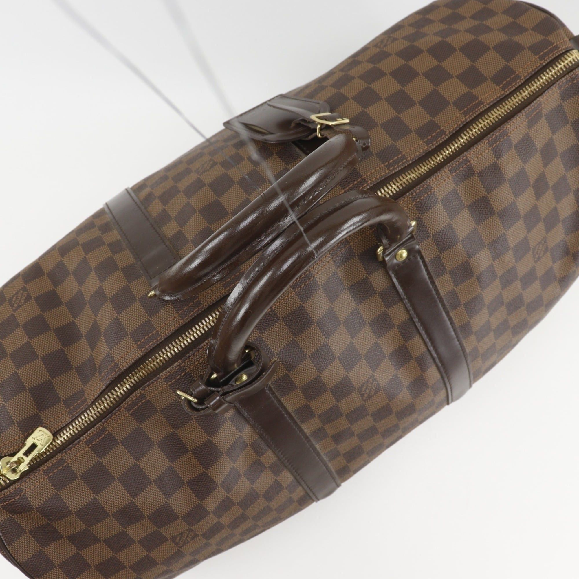 Louis Vuitton Louis Vuitton Keepall 50 Boston Bag N41427 Damier Canvas 2009 Brown MB1099 A4 Double Zipper Keepall50 Unisex Size ONE SIZE - 5 Thumbnail