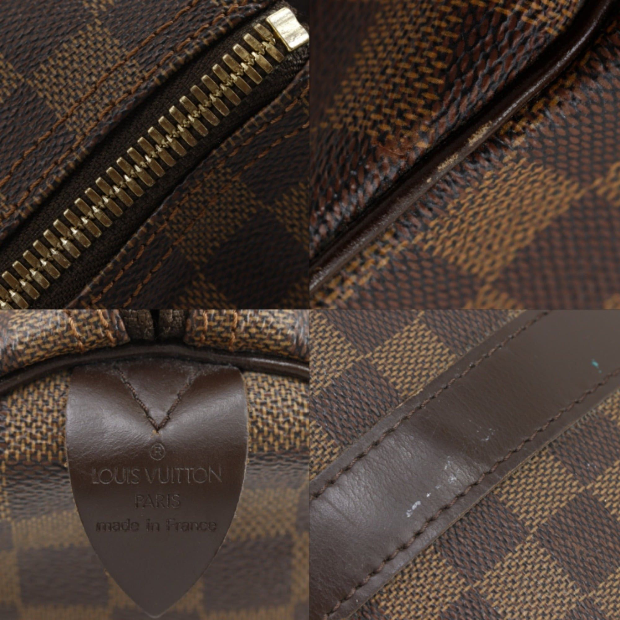 Louis Vuitton Louis Vuitton Keepall 50 Boston Bag N41427 Damier Canvas 2009 Brown MB1099 A4 Double Zipper Keepall50 Unisex Size ONE SIZE - 10 Thumbnail