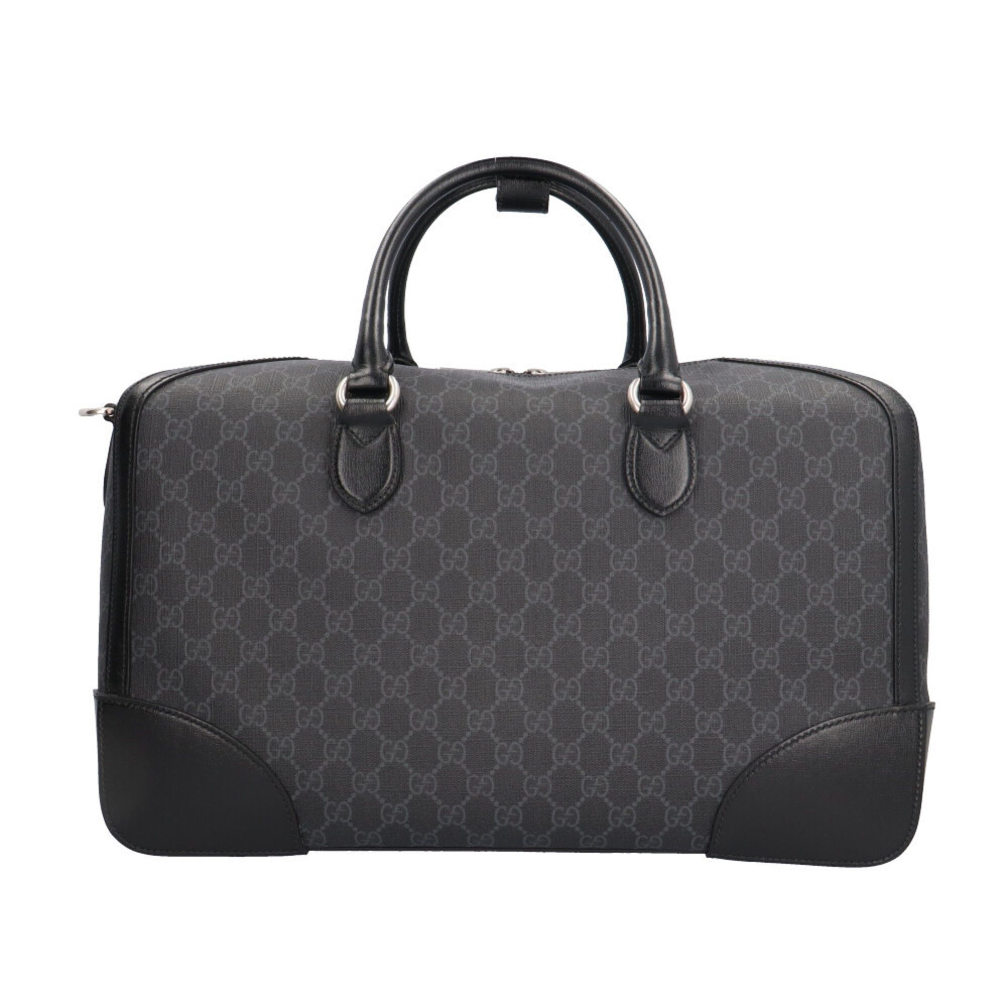 Gucci Gucci Interlocking G Duffle Bag, Boston GG Supreme Canvas 696014, Black, Men's/Women's, GUCCI 2-way Size ONE SIZE - 3 Thumbnail