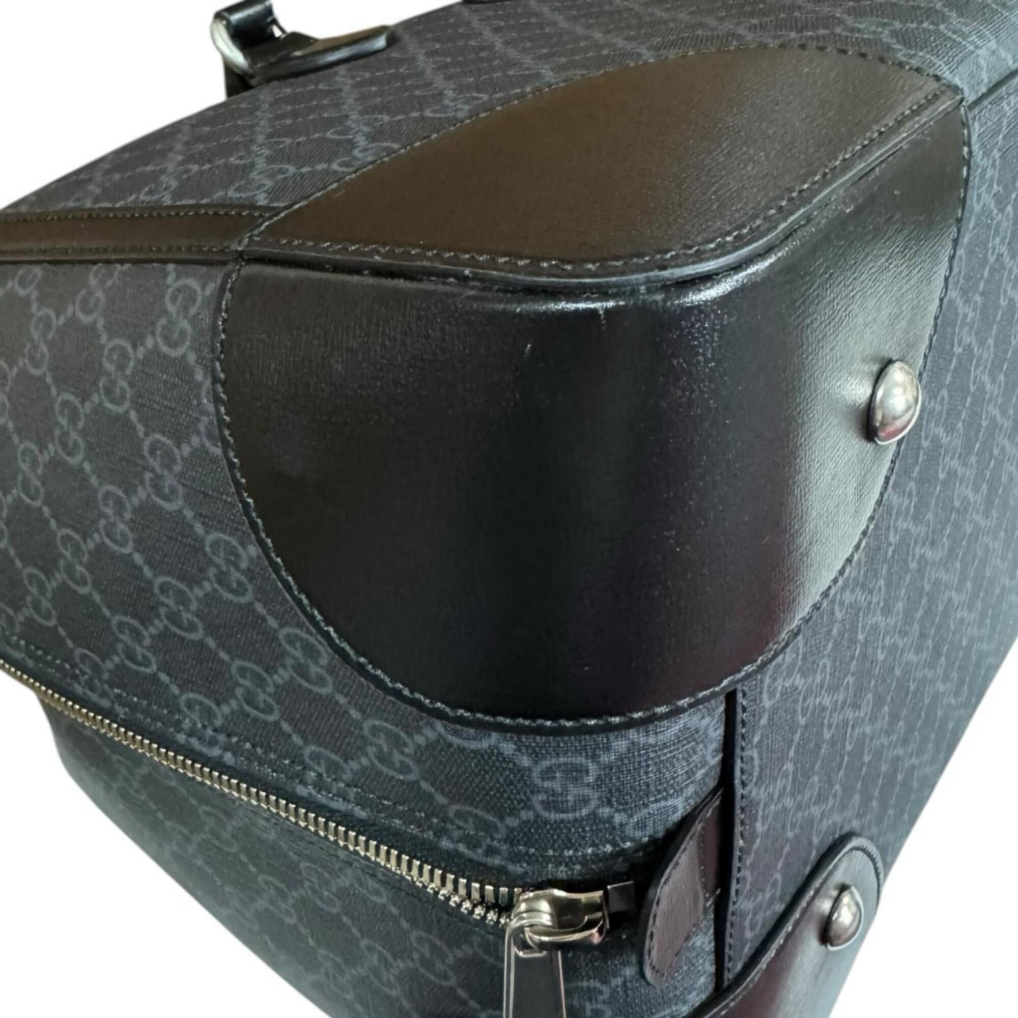 Gucci Gucci Interlocking G Duffle Bag, Boston GG Supreme Canvas 696014, Black, Men's/Women's, GUCCI 2-way Size ONE SIZE - 9 Thumbnail
