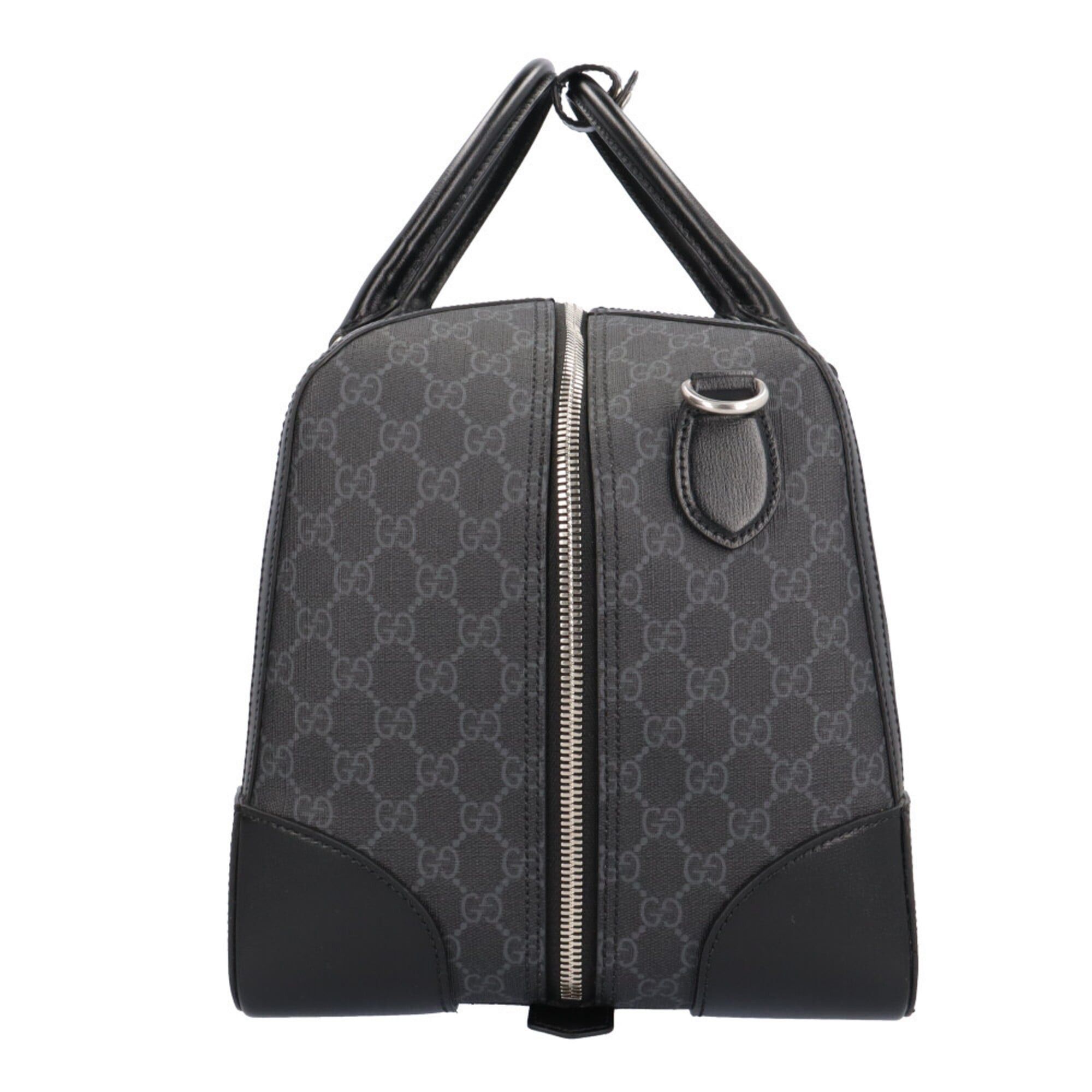 Gucci Gucci Interlocking G Duffle Bag, Boston GG Supreme Canvas 696014, Black, Men's/Women's, GUCCI 2-way Size ONE SIZE - 4 Thumbnail