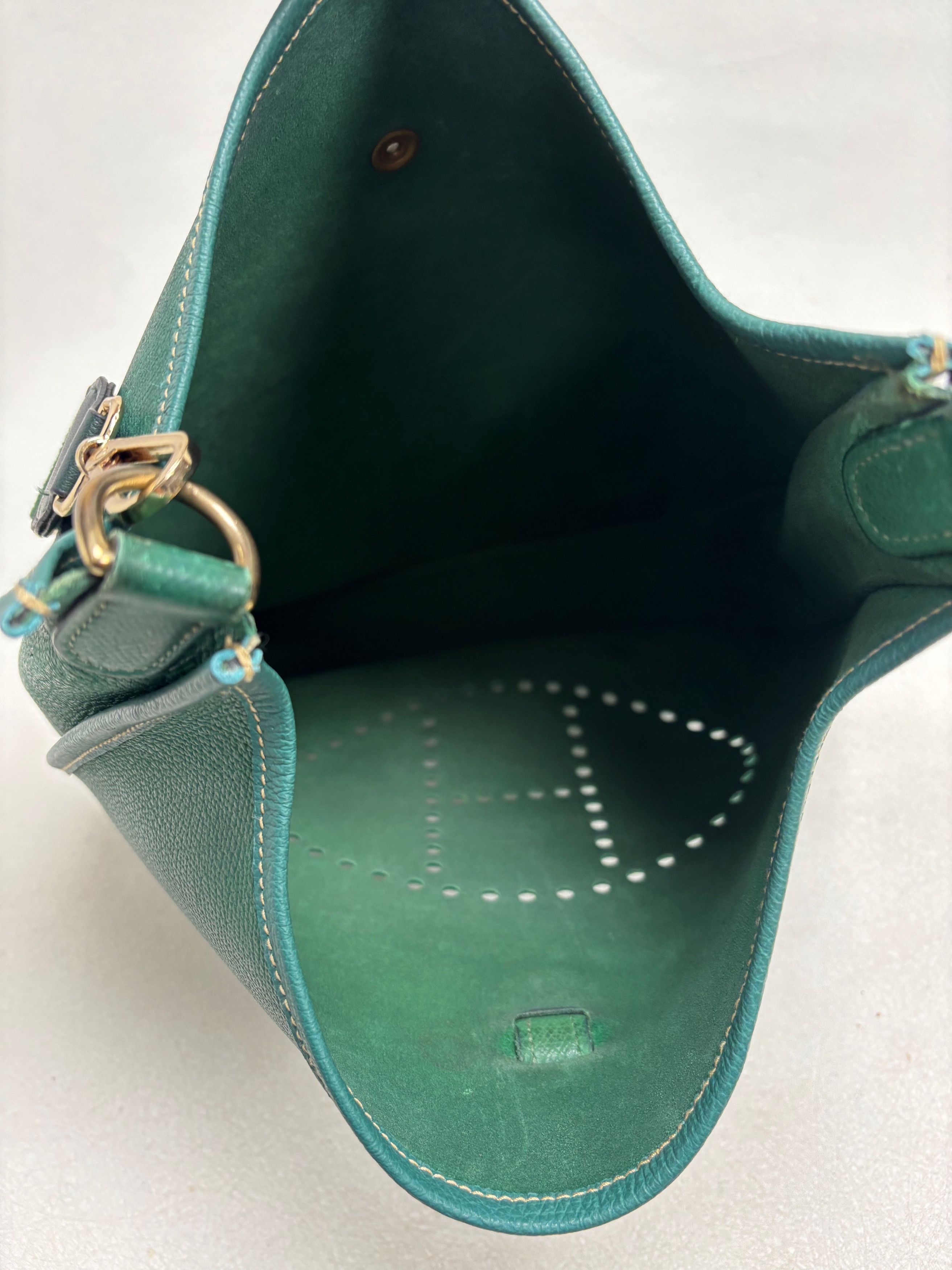 Other HERMÈS Sac Evelyn GM Epsom Vert Size ONE SIZE - 10 Thumbnail