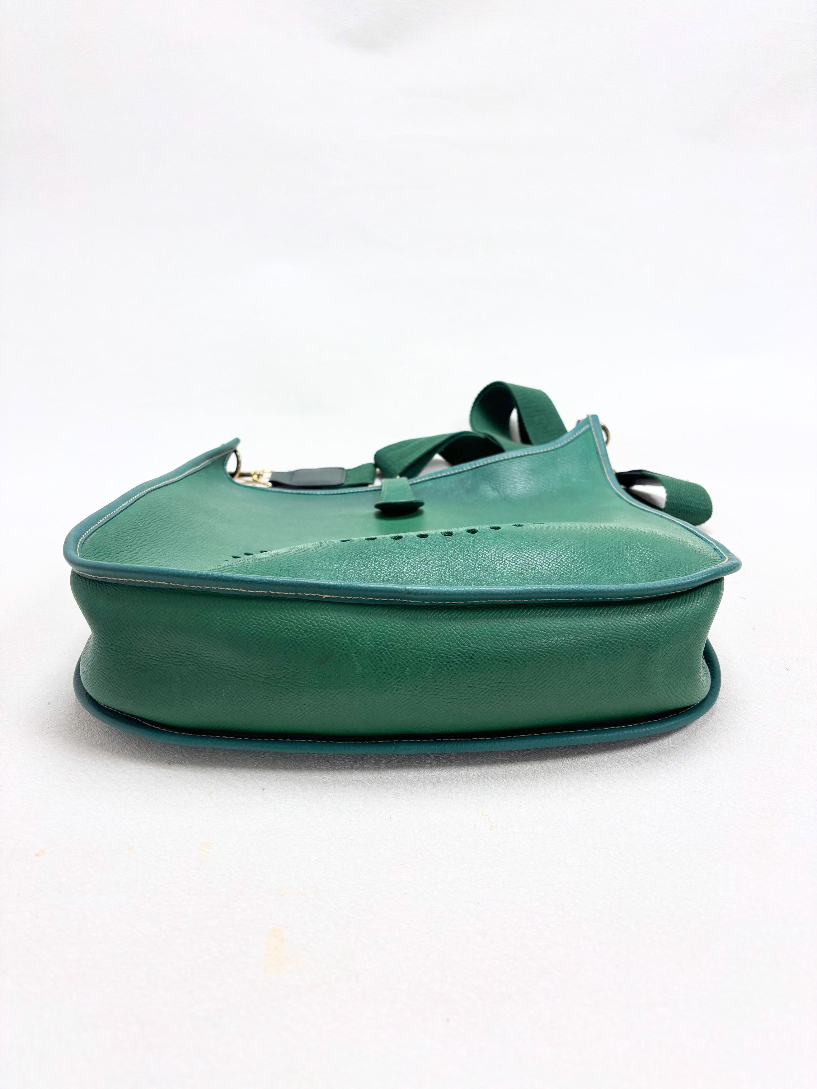 Other HERMÈS Sac Evelyn GM Epsom Vert Size ONE SIZE - 6 Thumbnail