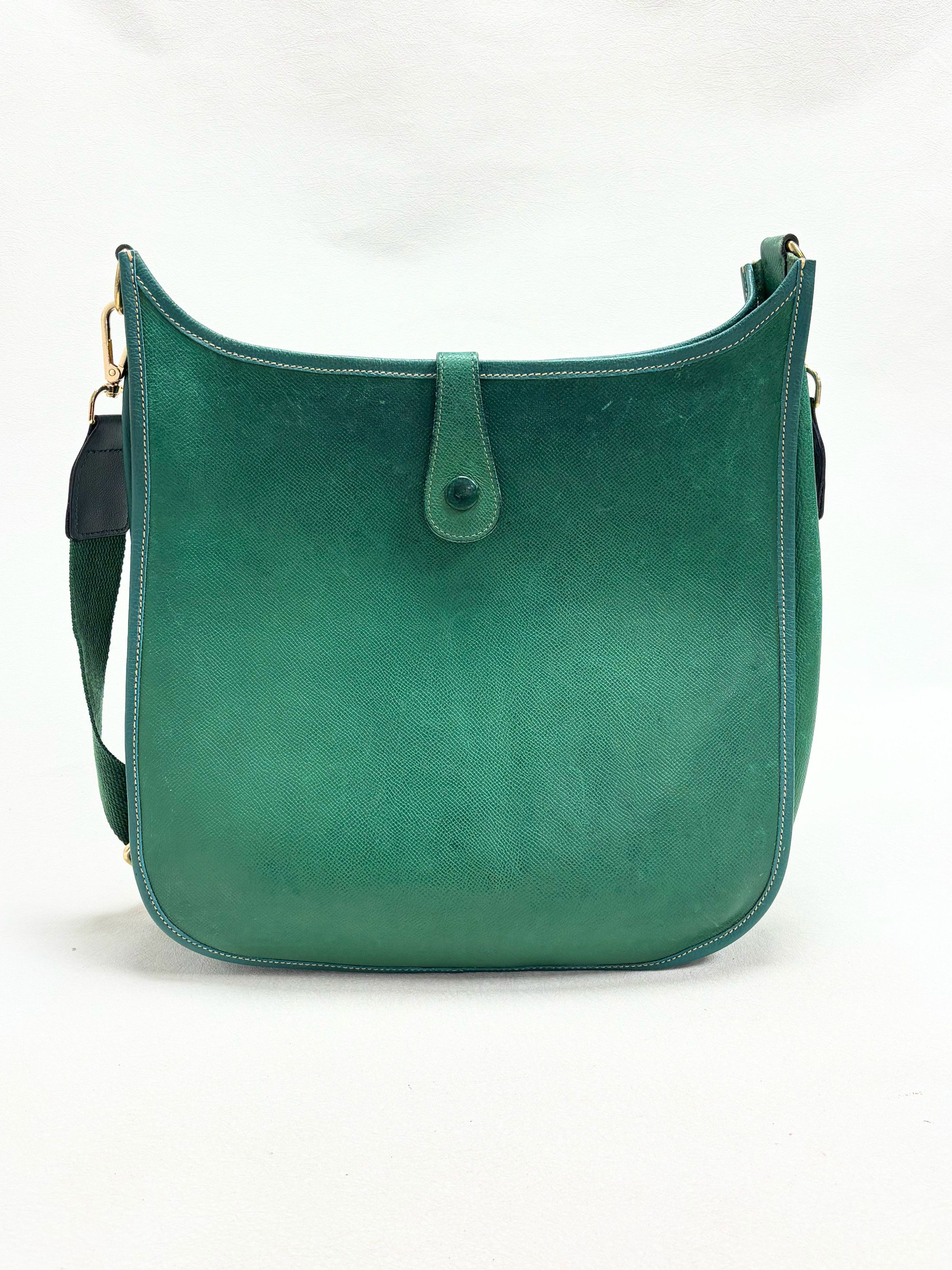 Other HERMÈS Sac Evelyn GM Epsom Vert Size ONE SIZE - 5 Thumbnail