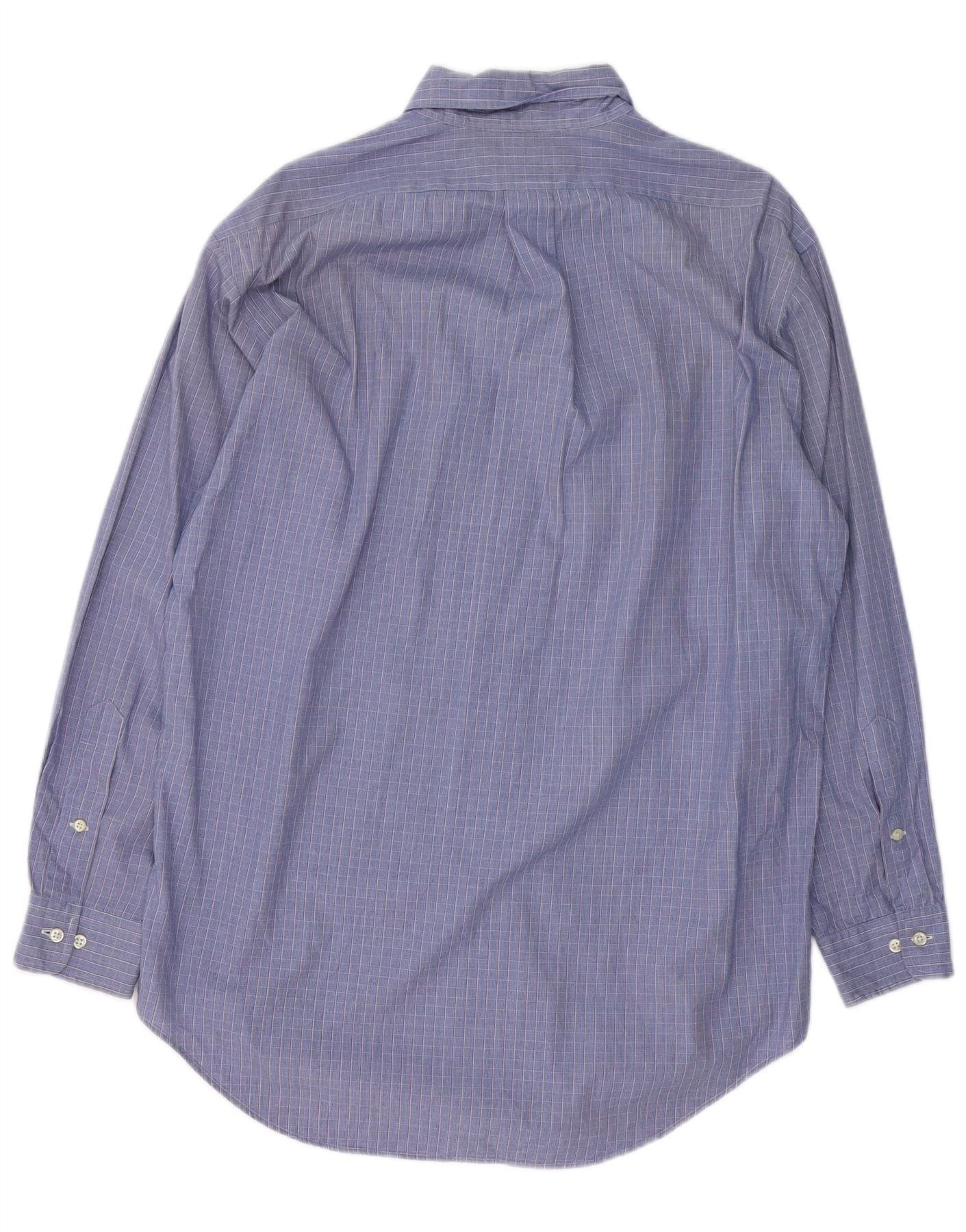 Ralph Lauren Mens Yarmouth Loose Fit Shirt 15 1/2 Medium Blue Check Size US M / EU 48-50 / 2 - 2 Thumbnail