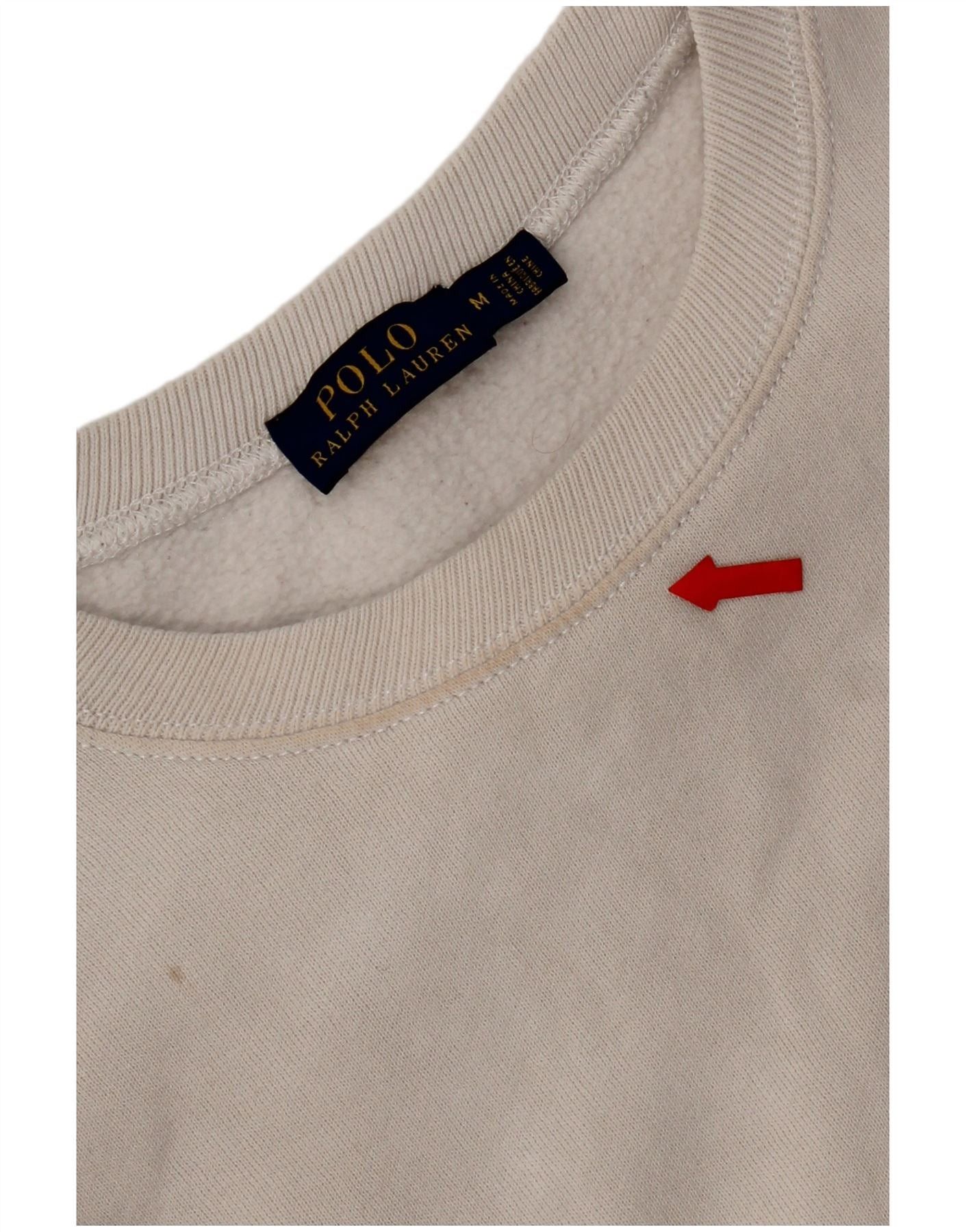 Polo Ralph Lauren Womens Graphic Sweatshirt Jumper UK 14 Medium Grey Size XL / US 12-14 / IT 48-50 - 3 Thumbnail