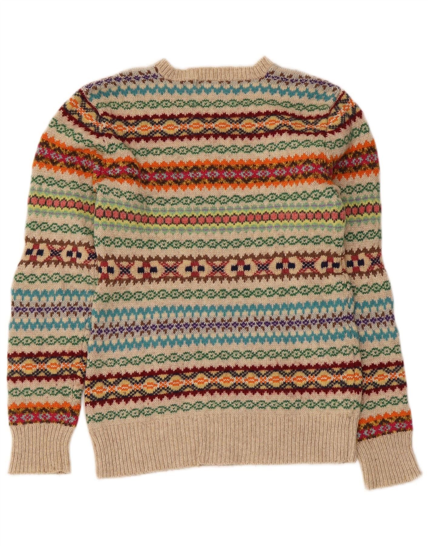 Polo Ralph Lauren Girls V-Neck Jumper Sweater 15-16 Years Large Multicolour Size ONE SIZE - 2 Thumbnail