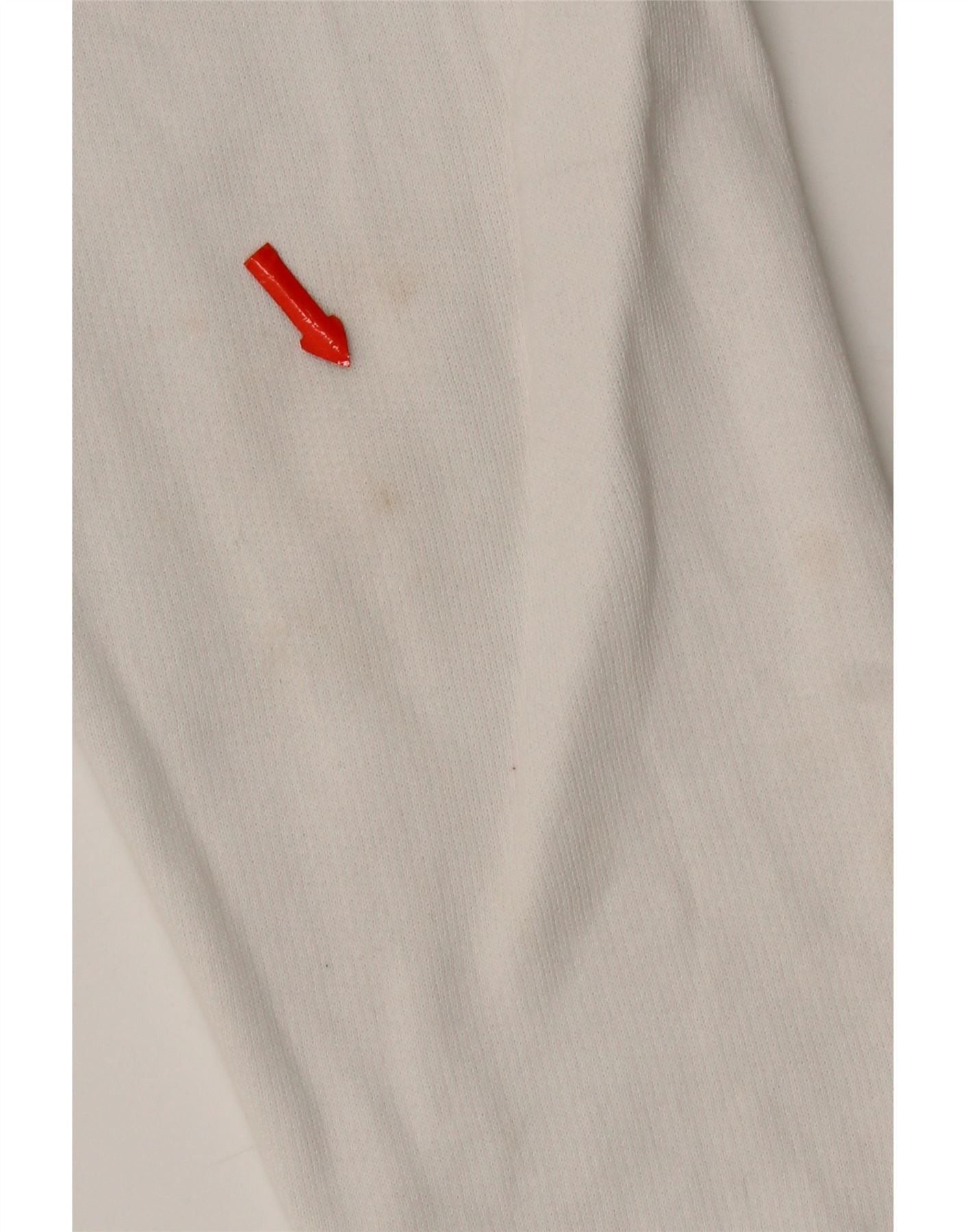 Polo Ralph Lauren Womens Crop Zip Hoodie Sweater UK 16 Large White Cotton Size XL / US 12-14 / IT 48-50 - 3 Thumbnail