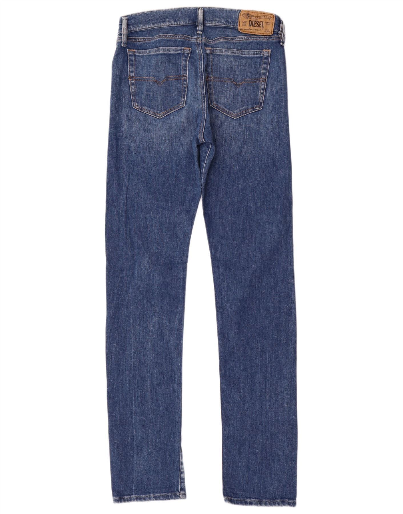 Diesel Womens Boyfriend Relaxed Fit Slim Jeans W26 L34 Blue Cotton Size 42" / US 20 - 2 Thumbnail