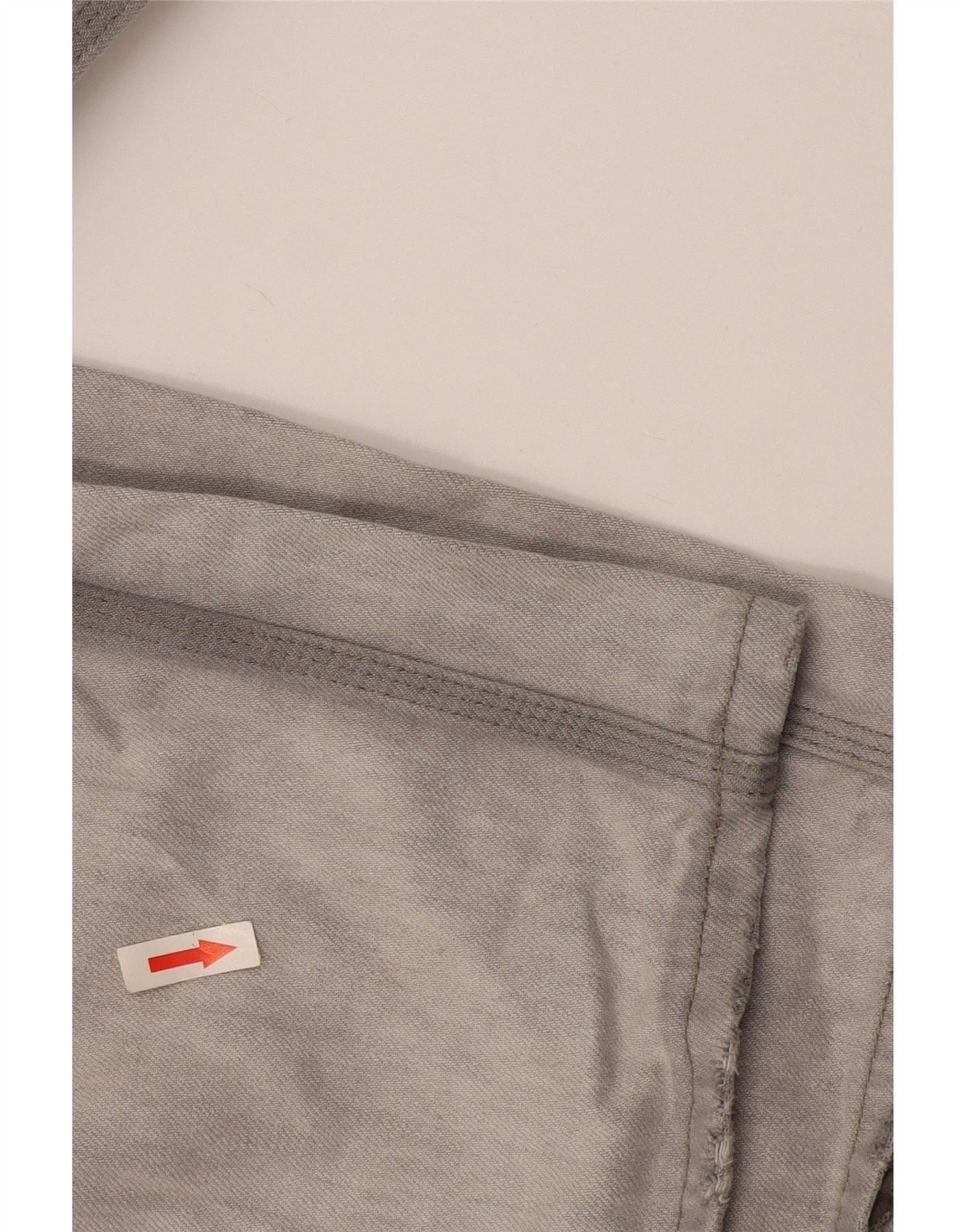 Diesel Mens Straight Jeans W32 L34 Grey Cotton Size US 32 / EU 48 - 4 Thumbnail