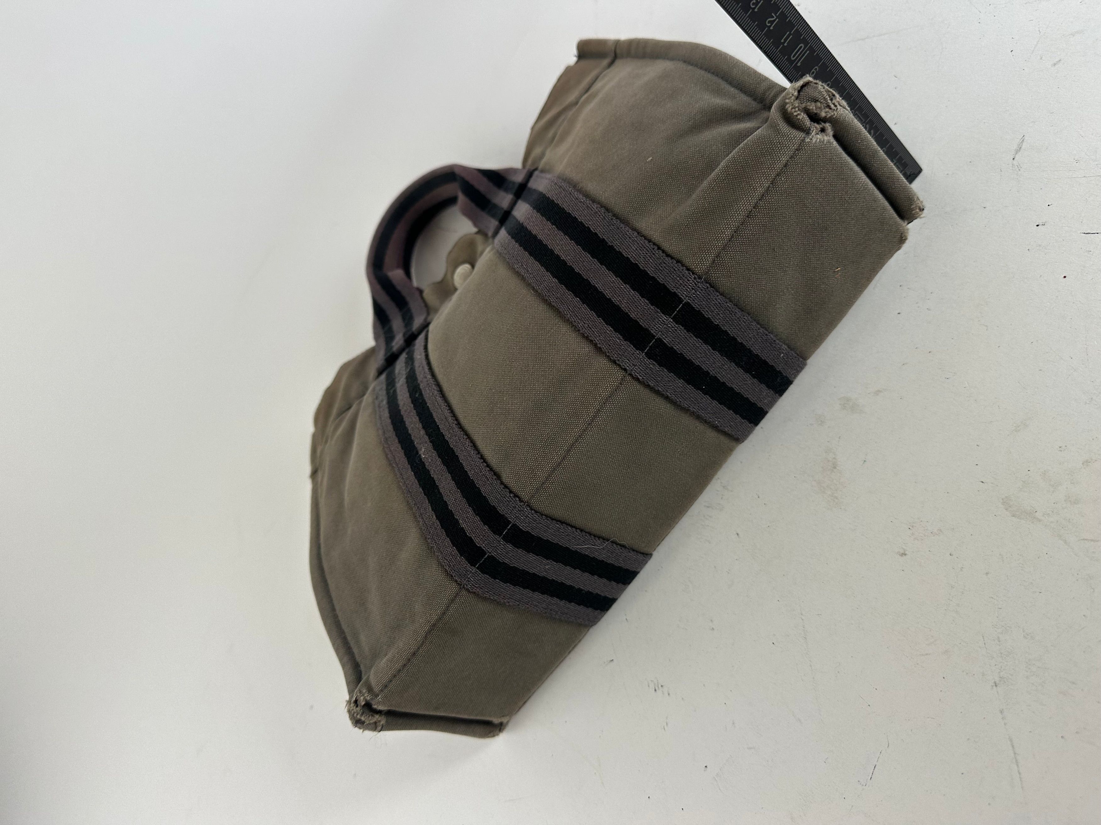 Other Vintage Hermes Cotton Tote Bag Brown Size ONE SIZE - 12 Thumbnail