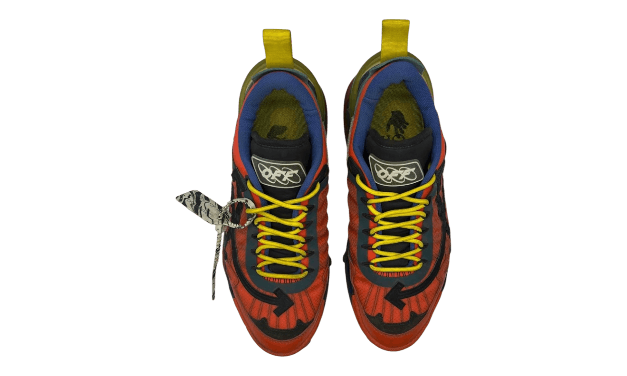 Off-White Odsy-2000 Orange Blue (PreOwned) (No Box) Size US 11 / EU 44 - 4 Thumbnail