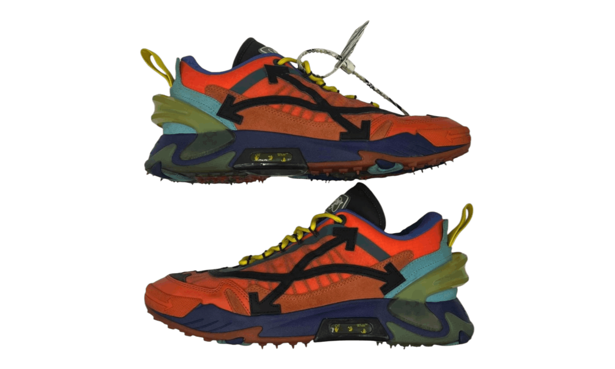 Off-White Odsy-2000 Orange Blue (PreOwned) (No Box) Size US 11 / EU 44 - 2 Thumbnail