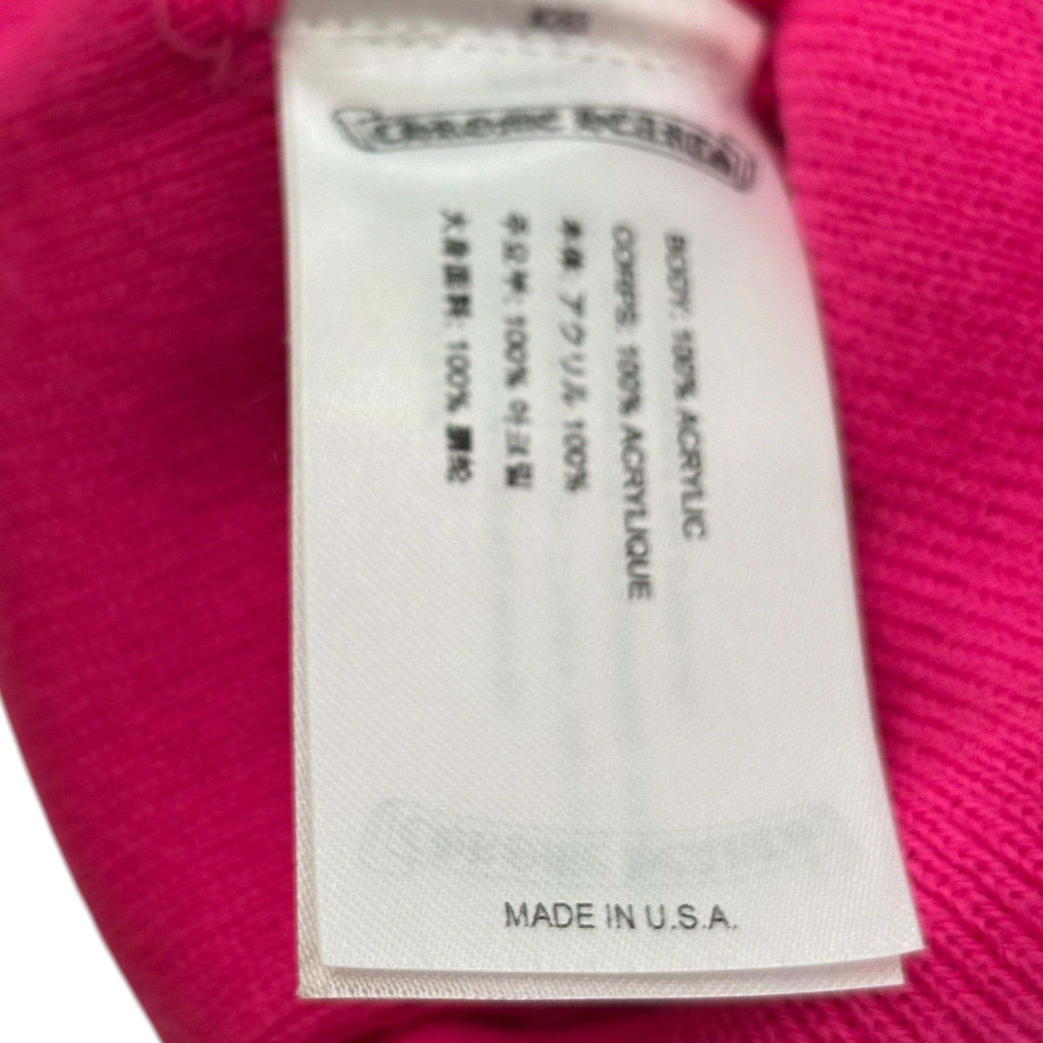 Chrome Hearts Logo Beanie Pink Size ONE SIZE - 3 Thumbnail