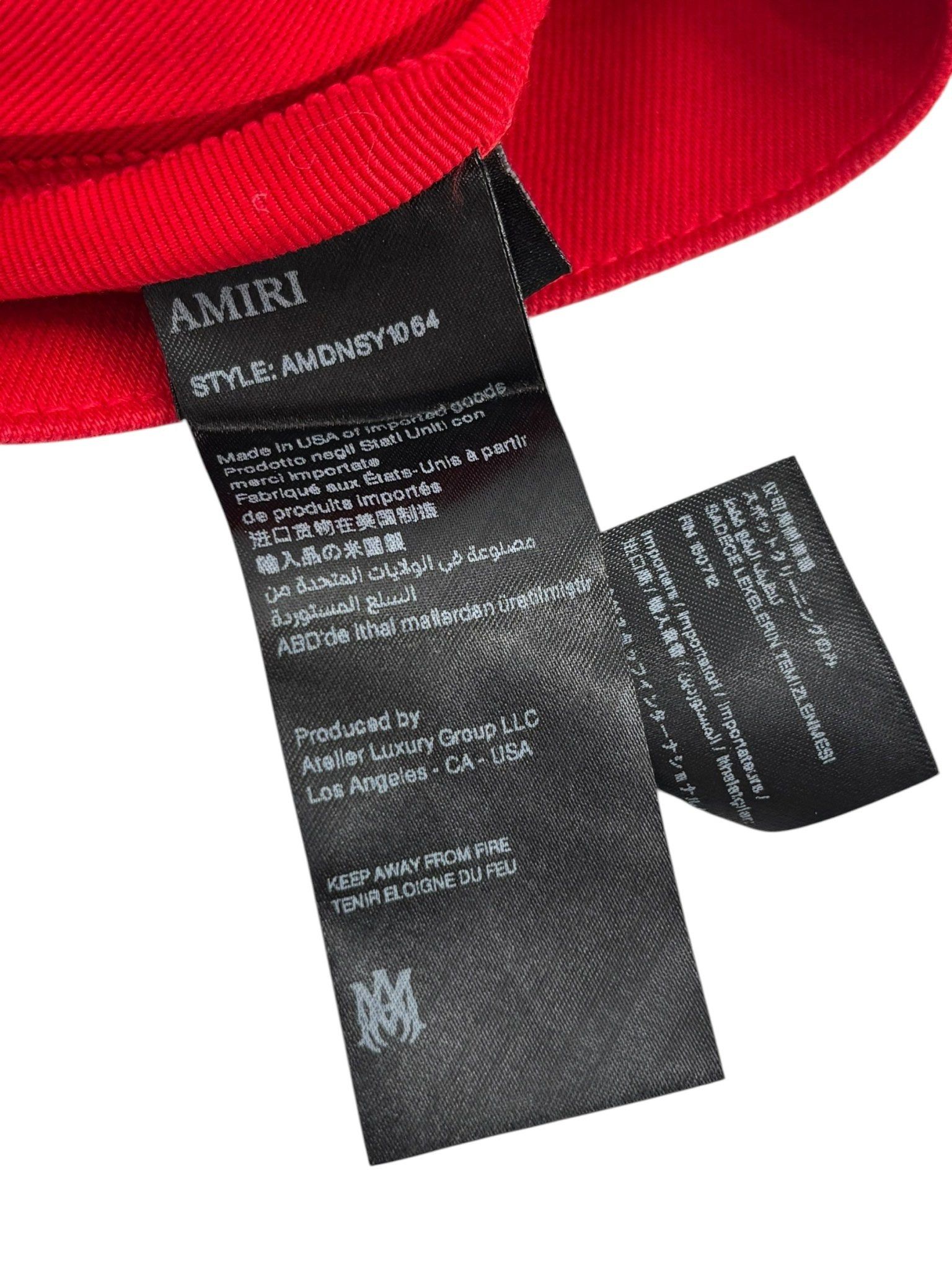 Amiri MX1 Ribbed All Red Size US 31 - 4 Thumbnail
