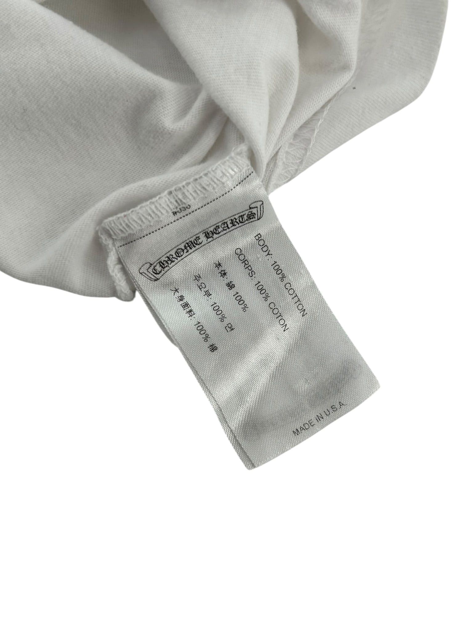 Chrome Hearts Multi Rainbow Foti Teeter Harris White Long Sleeve Tee Size US L / EU 52-54 / 3 - 4 Thumbnail