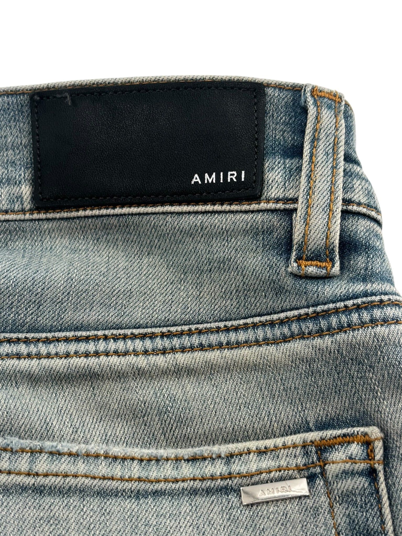Amiri MX1 Ribbed Dark Green Size US 31 - 3 Thumbnail
