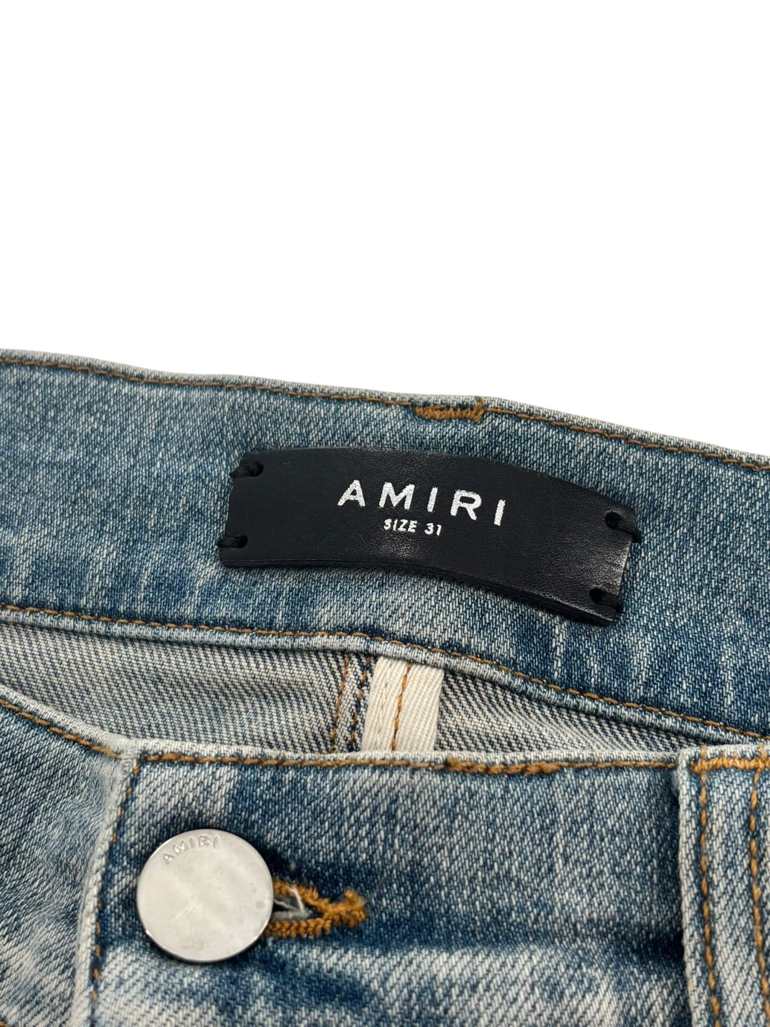 Amiri MX1 Ribbed Dark Green Size US 31 - 2 Thumbnail