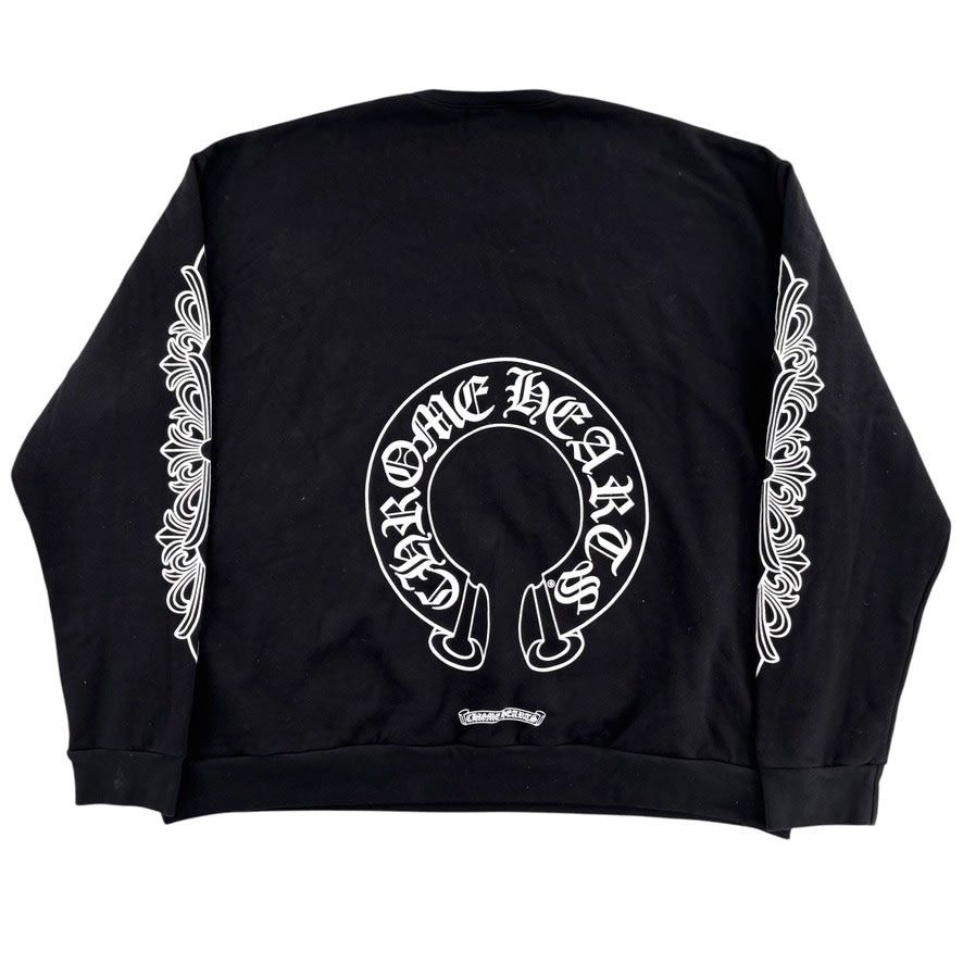 Chrome Hearts Horshoe Logo Sweatshirt Black Size US XXL / EU 58 / 5 - 2 Thumbnail
