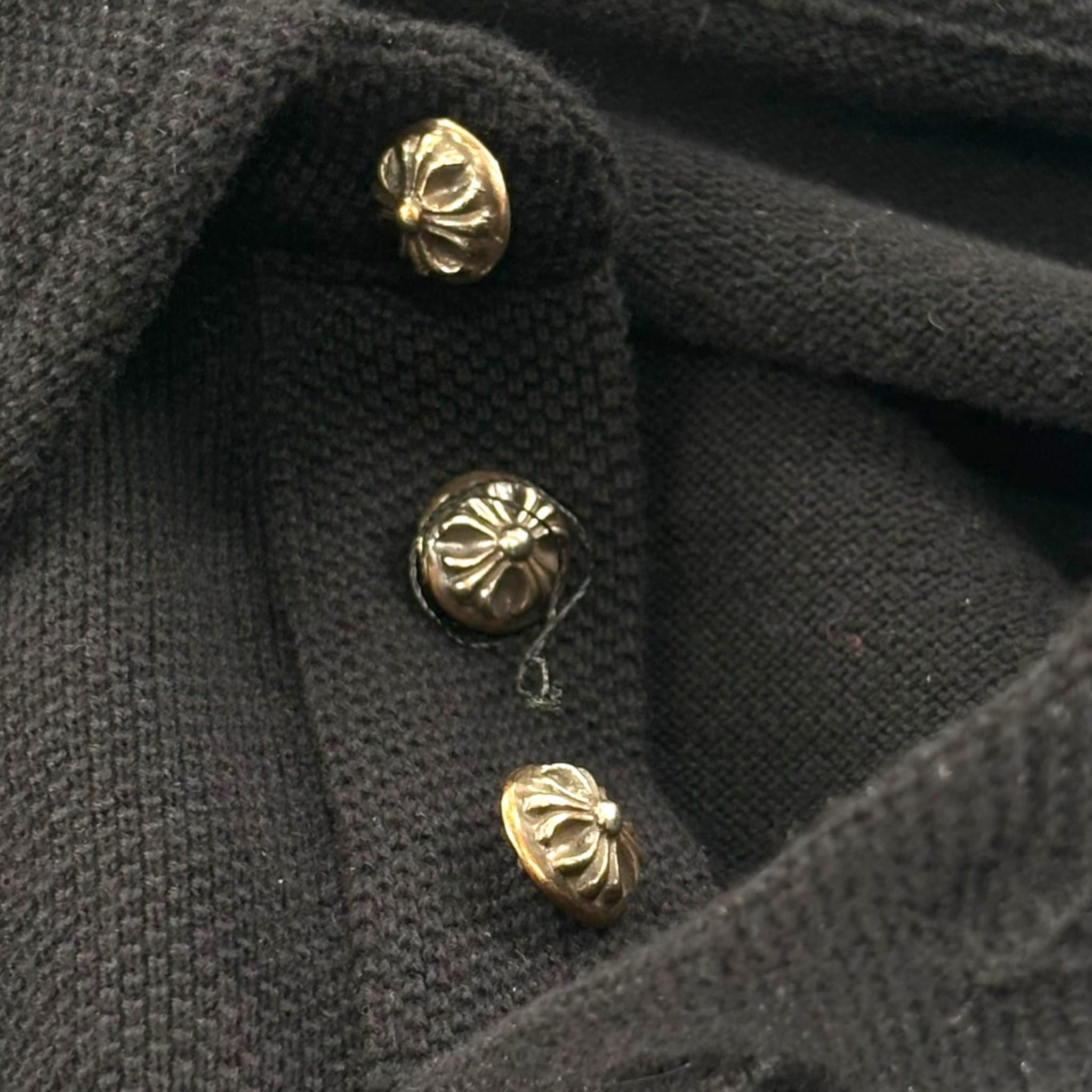 Chrome Hearts Matty Boy Chomper Polo Shirt Black Size US L / EU 52-54 / 3 - 3 Thumbnail