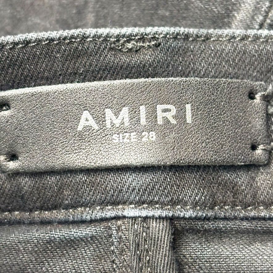 Amiri Logo Patch Denim Black Size US 28 / EU 44 - 3 Thumbnail