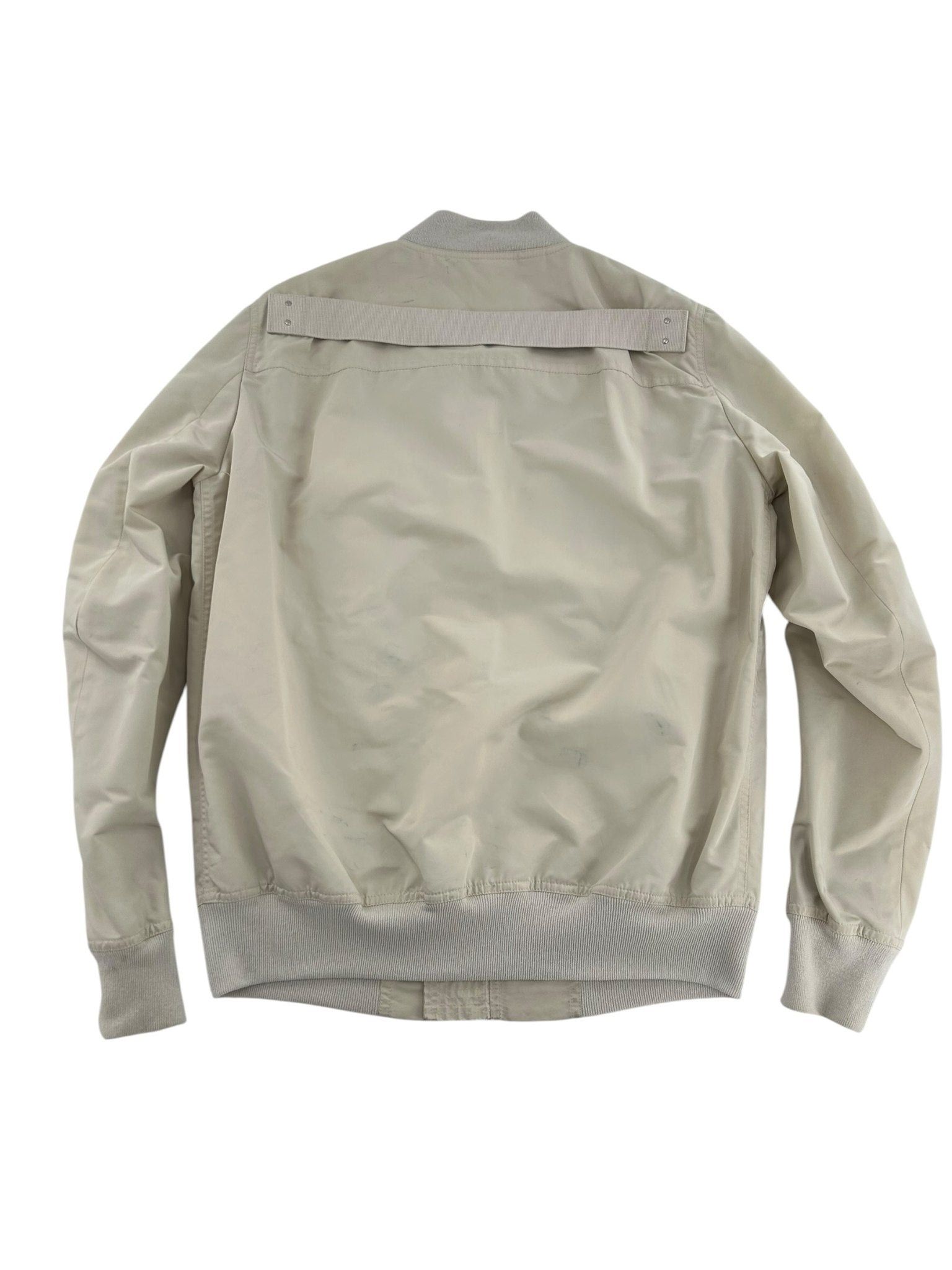 Rick Owens Beige Bomber Jacket Size US S / EU 44-46 / 1 - 4 Thumbnail