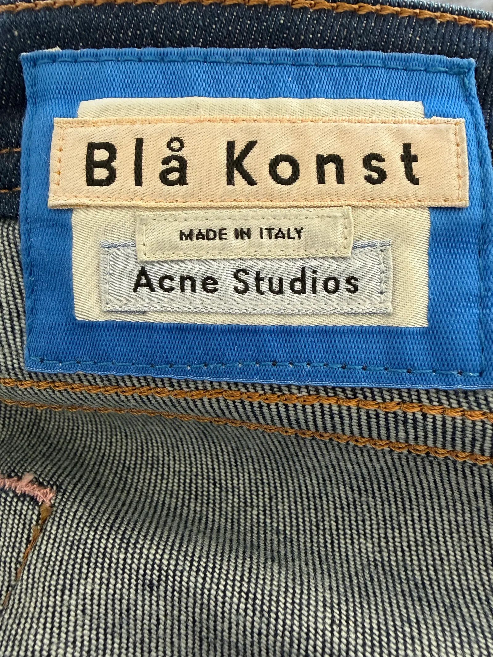Acne Studios Acne Studios Peg Indigo Jeans Size 32" / US 10 / IT 46 - 2 Thumbnail