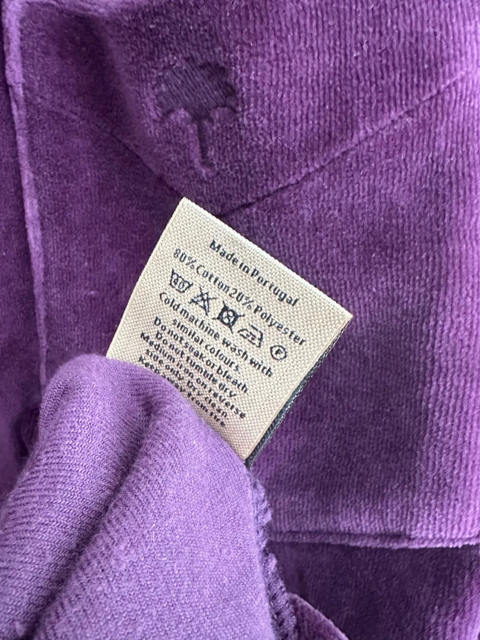 OAS OAS Company Dandy Purple Velour Långärmad-skjorta Cardigan Size US M / EU 48-50 / 2 - 3 Thumbnail