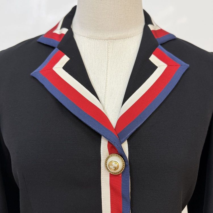 Gucci Gucci Web Trim Blazer Size 40 Size S / US 4 / IT 40 - 7 Thumbnail