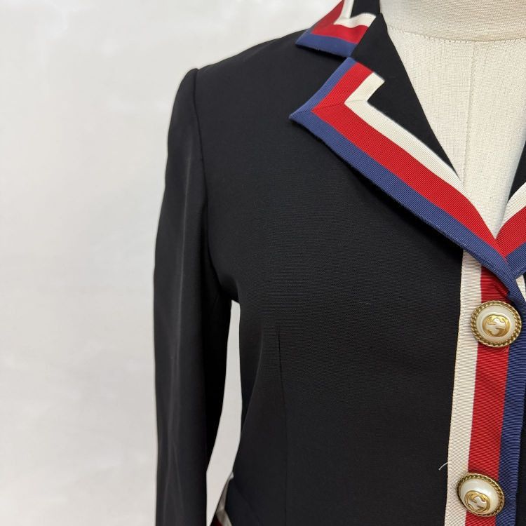 Gucci Gucci Web Trim Blazer Size 40 Size S / US 4 / IT 40 - 8 Thumbnail