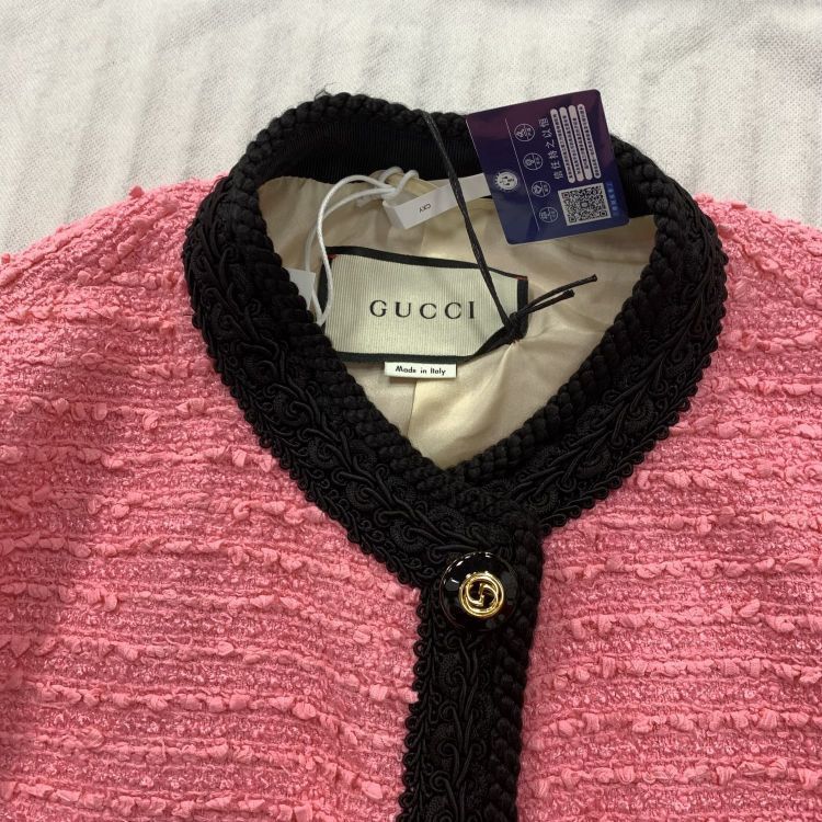 Gucci Gucci Pink Bouclé Tweed Vest Size 40 Size S / US 4 / IT 40 - 9 Thumbnail