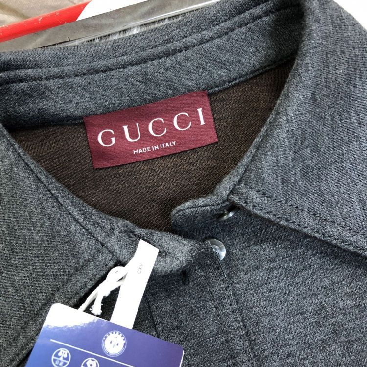 Gucci Gucci Grey Button Up Shirt Size 36 Size XS / US 0-2 / IT 36-38 - 7 Thumbnail