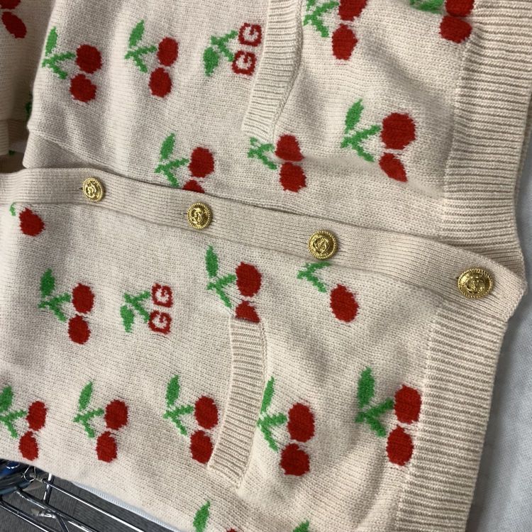 Gucci Gucci Cherry GG Cardigan Size M Size M / US 6-8 / IT 42-44 - 6 Thumbnail