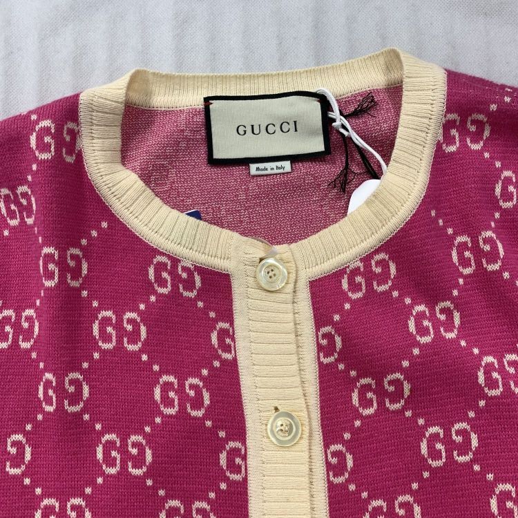 Gucci Gucci GG Pattern Cotton Cardigan Size S Size S / US 4 / IT 40 - 8 Thumbnail