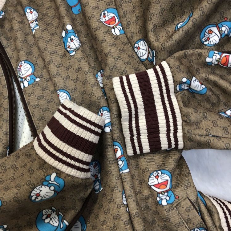 Gucci Gucci x Doraemon GG Supreme Track Jacket XS Size US XS / EU 42 / 0 - 8 Thumbnail