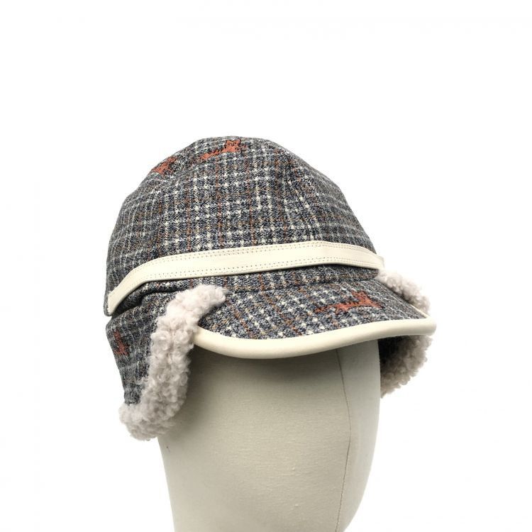 Gucci Gucci Check Print Wool Hat Size S Size ONE SIZE - 2 Thumbnail