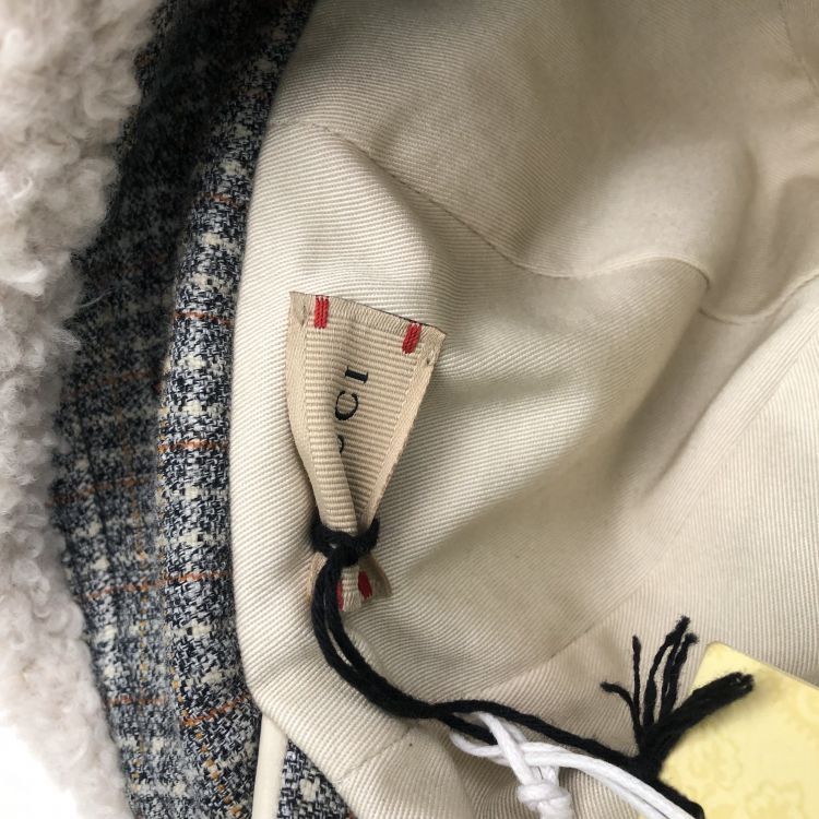 Gucci Gucci Check Print Wool Hat Size S Size ONE SIZE - 6 Thumbnail