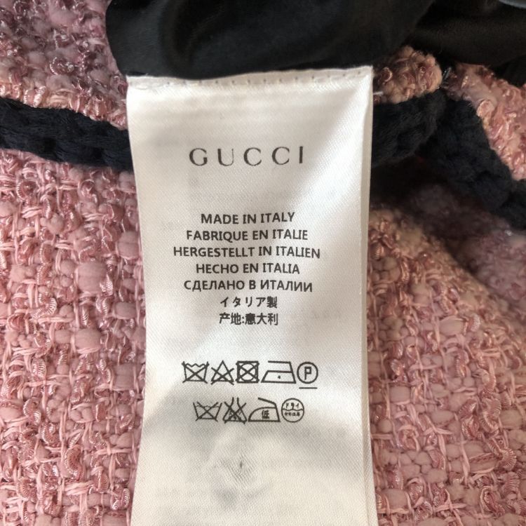 Gucci Gucci Pink Tweed Mini Skirt Size 42 Size 28" / US 6 / IT 42 - 4 Thumbnail