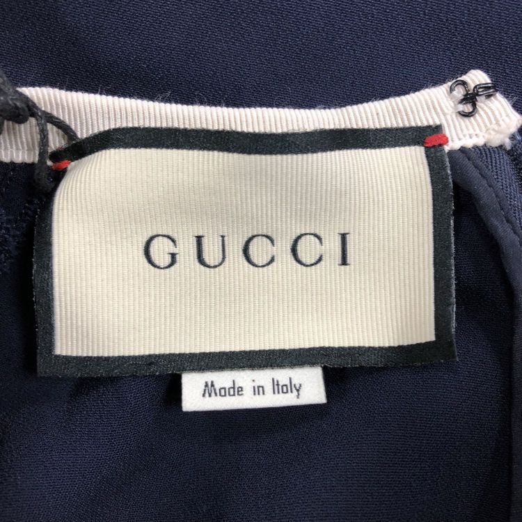Gucci Gucci Blue Trim Mini Dress Size 42 Size M / US 6-8 / IT 42-44 - 3 Thumbnail