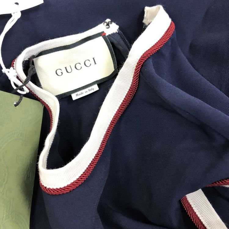 Gucci Gucci Blue Trim Mini Dress Size 42 Size M / US 6-8 / IT 42-44 - 6 Thumbnail
