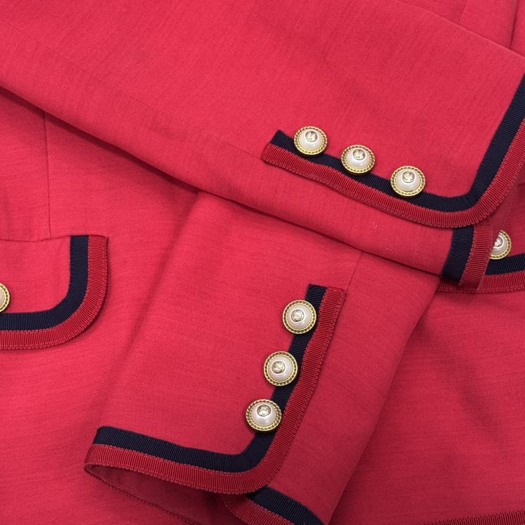 Gucci Gucci Gold Button Trim Blazer Size 44 Size M / US 6-8 / IT 42-44 - 3 Thumbnail